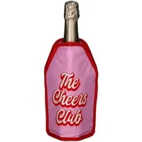 Giftcompany Wein- und Sektkühler Kühlmanschette Weinkühler Froid The Cheers Club Rosa