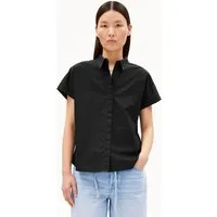 Armedangels Kurzarmbluse LARISAANA Bluse aus 100% Bio-Baumwolle Relaxed Fit