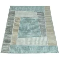 Paco Home Teppich Stilo 850, rechteckig, Höhe: 12 mm, In- und Outdoor geeignet, Wohnzimmer