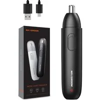 MAXGROOM Nasen- und Ohrhaartrimmer GT2220A, Trimmer Set mit Zubehör, 360° Präzisionstrimmer mit leisem Hochleistungsmotor