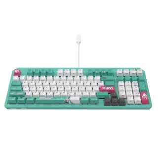 ASUS TUF Gaming K3 Gen II Hatsune Miku Edition | 90mp0460-bkda30 | Volle Größe (100%) - Kabelgebunden