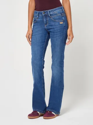 GANG Damen Jeans 94MEDINA bootcut - bootcut fit vintage blue
