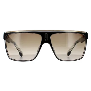 Carrera Shield Unisex Sonnenbrille Schwarz Gold Braun Gradient