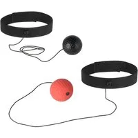 HMS Trainingshilfe Reflexball Set Boxtraining Reaktionsball Koordinationstraining, Unterschiedliches Gewicht für variablen Schwierigkeitsgrad