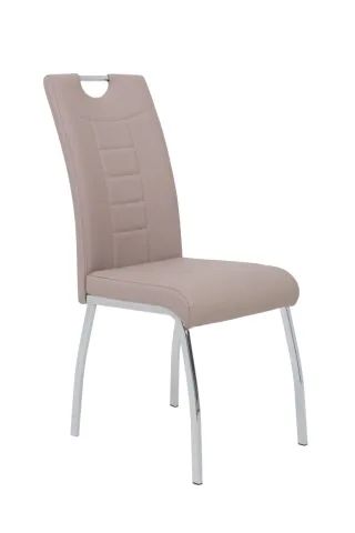 Esszimmerstühle Stühle Vierfußstuhl 2er Set ALIDA Cappucino