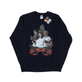 Star Wars - "Christmas Carols" Sweatshirt für Herren (Marineblau)