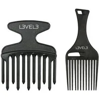 L3VEL3™ Distribution and Corporate Haarkamm Hair Pick Comb Set