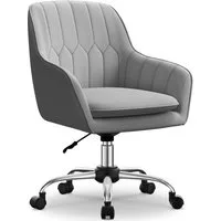 Adormii Bürostuhl Homeoffice Stuhl,Schminkstuhl mit Armlehnen,Drehstuhl mit Rrollen (Samt Stuhl,höhenverstellbar,für Schminktisch,Arbeitszimmer, Schlafzimmer,150kg)