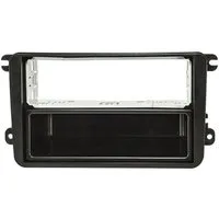 tomzz Audio Radioblende Käfig passt für VW Golf 5+6 Touran Passat 3C Caddy EOS Sko Autoradio