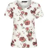 CLOUD 5IVE T-Shirt CLOUD 5IVE T-Shirt mit Blumenprint und Rundhals (1-tlg)
