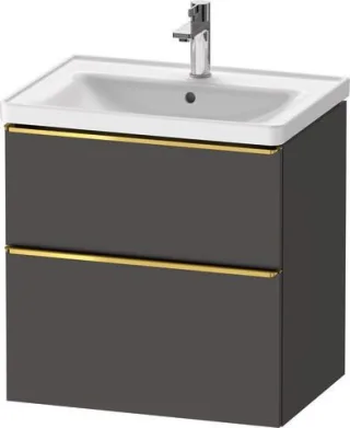Duravit D-Neo Waschtischunterbau wandhängend Graphit Matt 634x452x625 mm - DE4354034490000 DE4354034490000