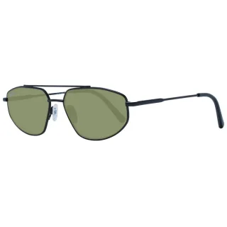 Schwarze Metall-Sonnenbrille