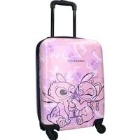 Disney Kinderkoffer Stitch Trolley Koffer 32 L Kindertrolley Trolly Kinder Handgepäck, Qualitätsware, Leicht, ABS-Hartschale, 4 Rollen 360°