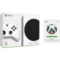 Xbox Series S 512 GB Starter Bundle + 3 Monate Game Pass Ultimate (Set, Starter Bundle), Digital-Only (ohne Laufwerk)
