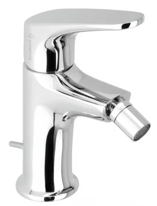 Herzbach LIVING cino Bidetarmatur mit ablauf chrom, 15.236000.1.01 15.236000.1.01