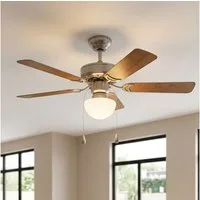EGLO Deckenventilator, Deckenventilator Deckenlampe Vor-Rücklauf Lüfter Kühler MDF D 106,5 cm