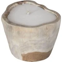 Garden Pleasure Outdoorkerze Outdoor-Kerze aus Teakholz, natur unbehandelt