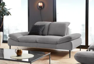 W.SCHILLIG 2,5-Sitzer "enjoy&MORE" Sitztiefenverstellung, Füße schwarz pulverbeschichtet, Breite 232 cm