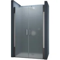doporro Dusch-Drehtür Duschtür Nischentür dusche Duschabtrennung Duschkabine Teramo24, 80x195 cm