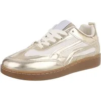 Ital-Design Damen Low-Top Freizeit Sneaker (88843644) Flach Sneakers Low in Gold