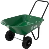 ECD Germany Schubkarre Garten 78L Gartenwagen Gartenkarre mit Kippfunktion Bauschubkarre, Gartenschubkarre Hofkarre 2x PU-Reifen & PP-Wanne 100 kg Tragkraft