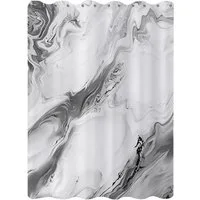 Agger Duschvorhang Modern – Abstrakt Marmor Aquarell Design, Wasserdicht & Waschbar Breite 180 cm (1-tlg), Badvorhang für Dusche & Badewanne