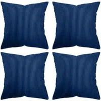 Amilian Kissenhüllen - 4er Set Kissenbezug - Zierkissenbezüge - Kissenbezüge, (4 Stück), 40x40 cm, Kissenhülle für Sofakissen, Dekokissen, Kissen, Zierkissen
