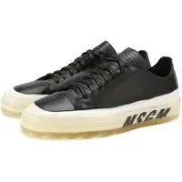 MSGM Herren Dipped Sole Edition Floating Schuhe Made in Italy Sneaker Gepolstert, abriebfest, aus Kalb Leder