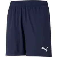 PUMA Trainingsshorts TEAMRISE TRAINING SHORTS JR aus Interlock-Material, mit Reißverschluss, kniebedeckender Schnitt