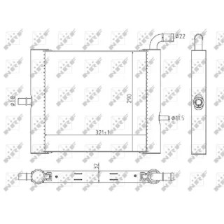 NRF Motork?hler gel?tet Land Rover Discovery Range Rover 59176