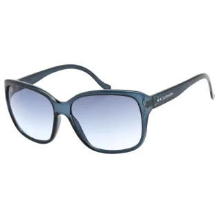 Calvin Klein - Sonnenbrille mit marineblauem Rahmen und Verlaufsgläsern in Kristalloptik