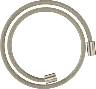 Hansgrohe Textilbrauseschlauch Axor 1250mm mit zylindrischen Muttern, brushed nickel, 28228820 28228820