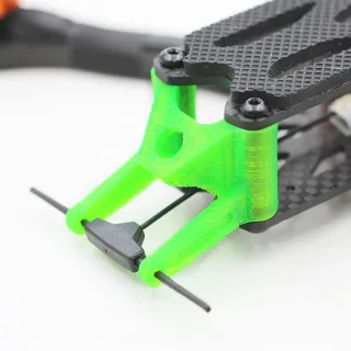 QY3D 3D Printing TPU Antenna Fixing Mount Seat for APEX 5 SMA Antenna ELRS Receiver