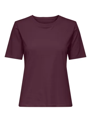 ONLY - ONLHAPPY S/S O-NECK TEE PR JRS Fig - Gr. - S