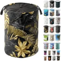Sanilo Wäschekorb mit Motiv, viele schöne Wäschesammler zur Auswahl, Wäschesack mit Sichtschutz, 60 Liter, faltbar, kräftige Farben