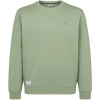U.S. Polo Assn. Sweatshirt Garment Dyed (100% Baumwolle) salbeigrün Herren