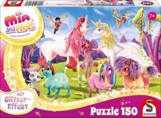 Schmidt Spiele 56247 - Mia and Me: Ankunft der Pony-Einhörner [150 Teile]