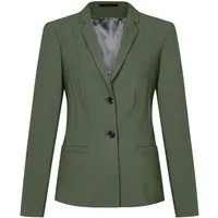 GREIFF Blusenblazer Greiff Corporate Blazer PREMIUM Damen Regular OEKO-TEX® Olivgrün