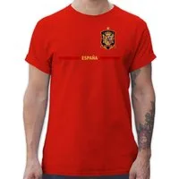 Shirtracer T-Shirt Spanisches Trikot Wappen, España mit Stolz, Spanien Fan-Motiv 2026 Fussball WM Fanartikel