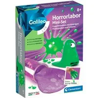 Clementoni® Experimentierkasten Galileo, Horrorlabor Mini-Set, Made in Europe
