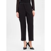 OPUS Bundfaltenhose Meeri crisscross
