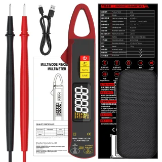 BSIDE UX1 UX2 Digital Clamp Meter True RMS 6000 Counts AC/DC 6A/60A/100A/200A Auto Range Color Screen NCV LoZ Dual Displ