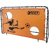 Best Sporting Fußballtor Fußballtor mit Torwand 2 Schusslöcher