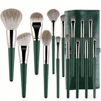 inschimmer Kosmetikpinsel-Set 14 Stück Makeup Pinselset Schminkpinsel für Foundation Concealer Rouge, 14 tlg.