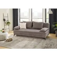 Jockenhöfer Gruppe Schlafsofa Laurin, B: 202 cm, Liegefl. 158x200 cm, Dauerschläfer, mit Bettfunktion, Bettkasten, Kaltschaumtopper &1 Zierkissen