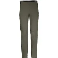 Bergson Outdoorhose AALBORG Vario Zipp-Off (slim) Damen Wanderhose, recycelt, elastisch, sportlich, Normalgrößen, grau/