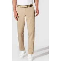Hiltl Chinos Pamo Chino Hose Herren Regular Fit Stretch Baumwolle, beige, 54 Baumwollhose mit Stretch, Business Casual Hose für Büro und Freizeit
