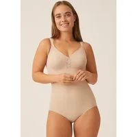 Naturana Body Solutions V-Ausschnitt, mit Spitze, breite Träger, bequem, elastisch