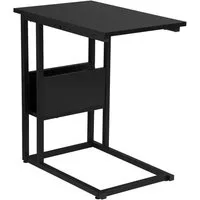 Woltu Beistelltisch (1-St), Kaffeetisch Couchtisch Sofatisch aus Metall MDF
