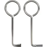LuxusKollektion Schutz-Set 2 Stück Profi Dietrich Set Buntbartschlüssel Universal Türöffner